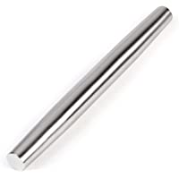 GWHOLE Rodillos de Amasar 32cm de Acero Inoxidable Rodillos de Metal para Repostería Cocina Baking Utensilios…